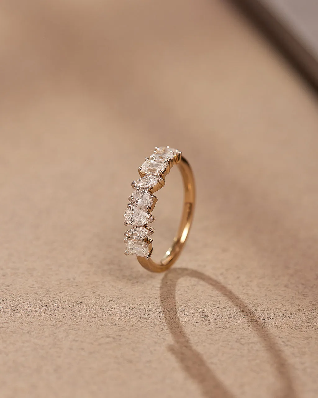 Multi Shape Diamond Band