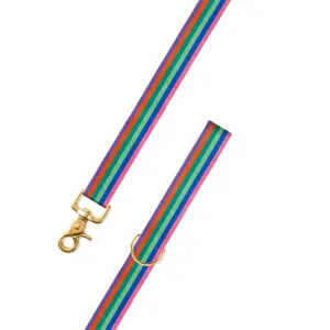 Multicolored Grosgrain Ribbon Dog Leash