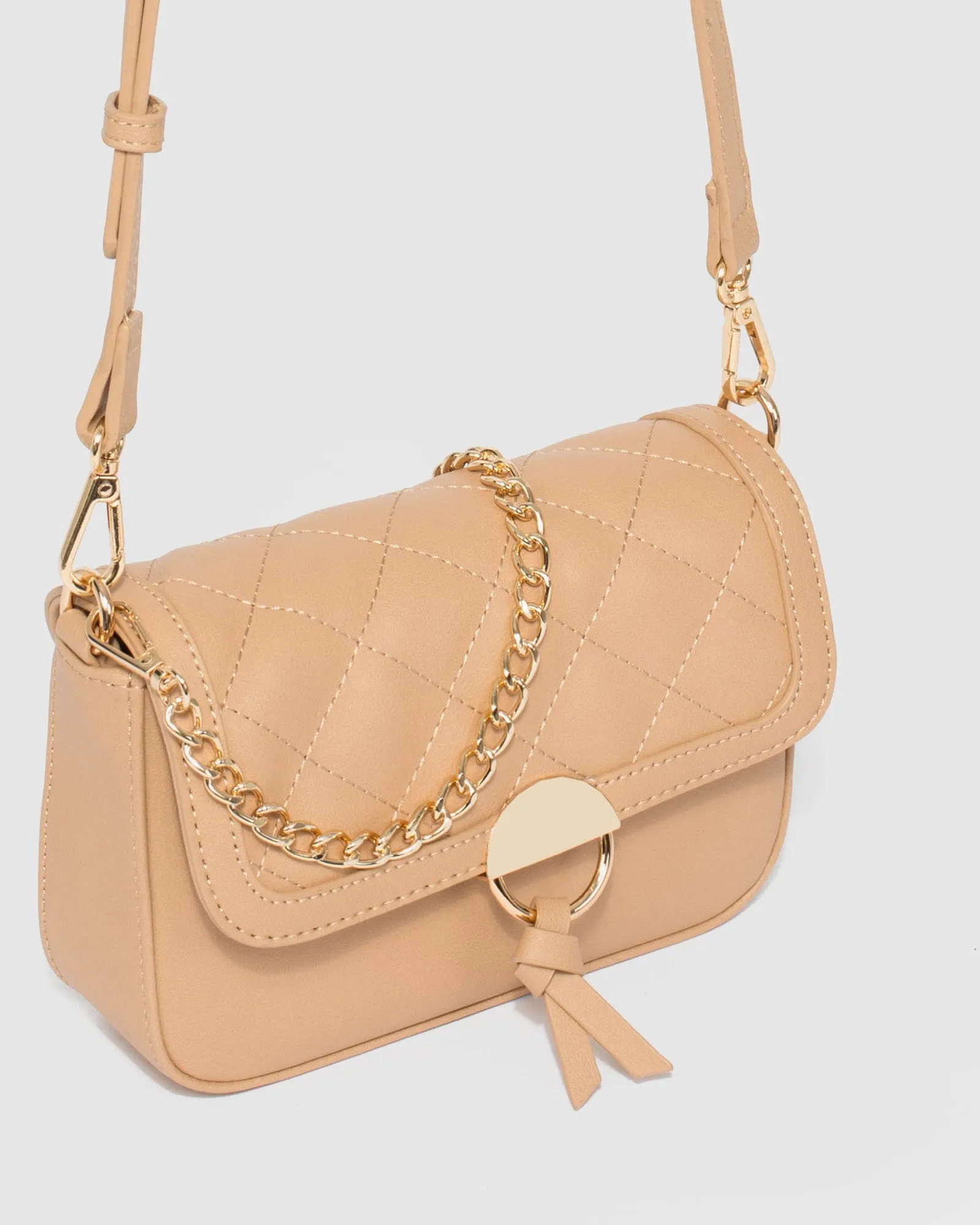 Natural Call Zoe Quilted Crossbody Bag
