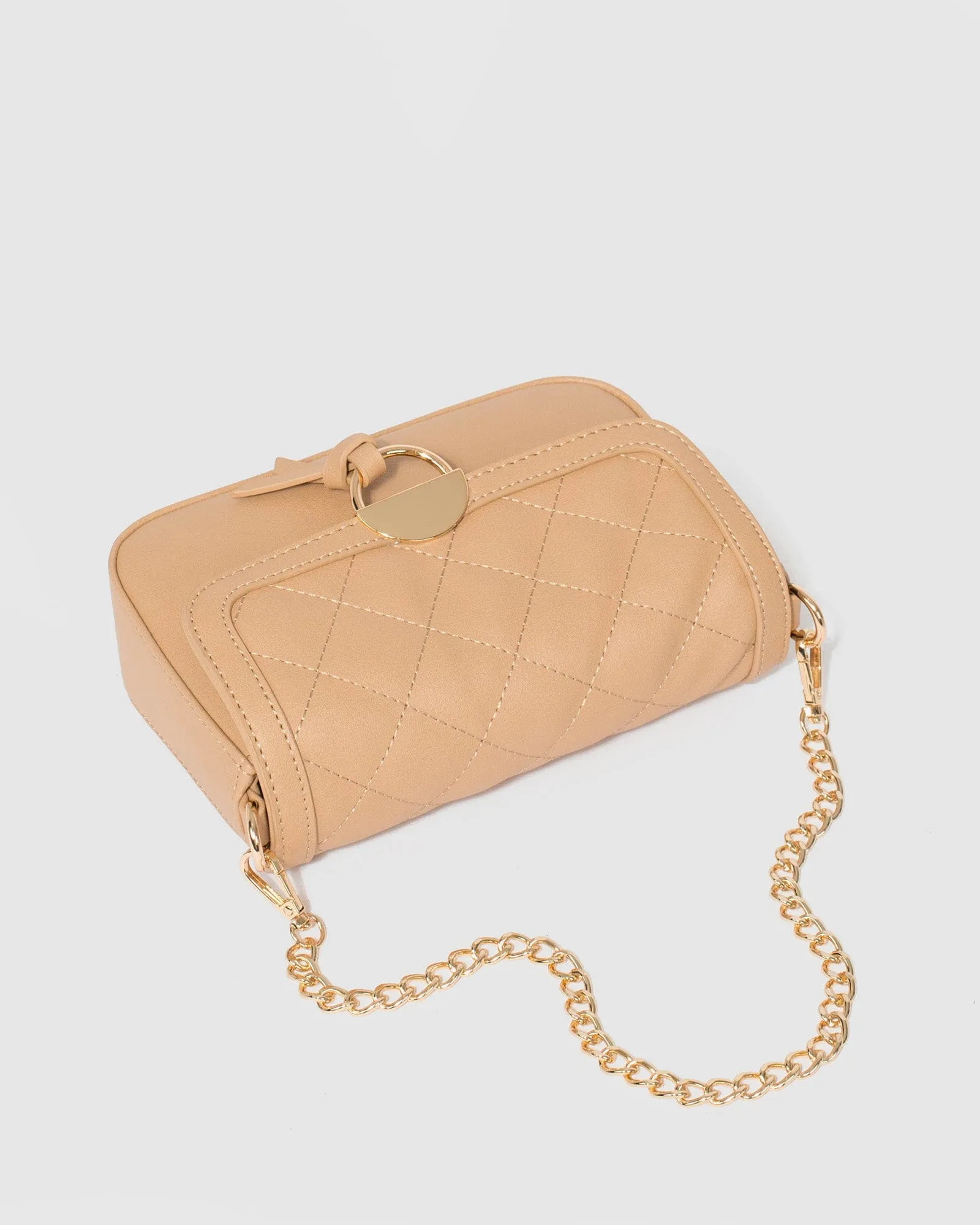 Natural Call Zoe Quilted Crossbody Bag