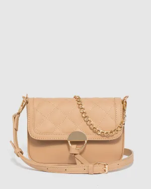 Natural Call Zoe Quilted Crossbody Bag