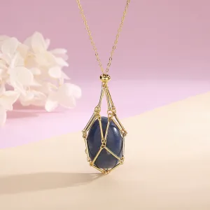 Natural Crystal Energy Pendant Necklace