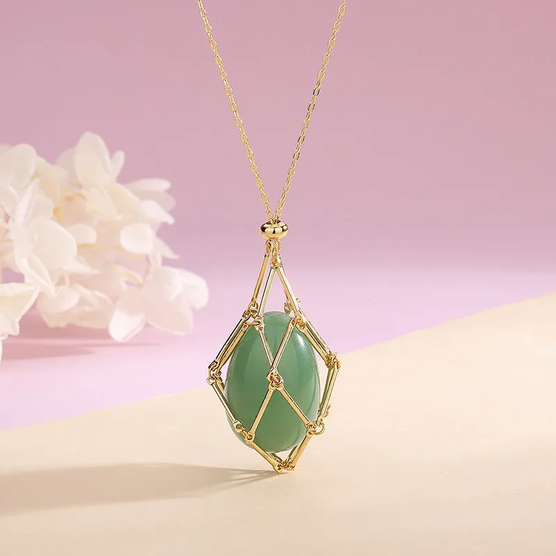 Natural Crystal Energy Pendant Necklace