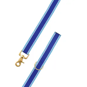 Navy & Blue Grosgrain Ribbon Dog Leash