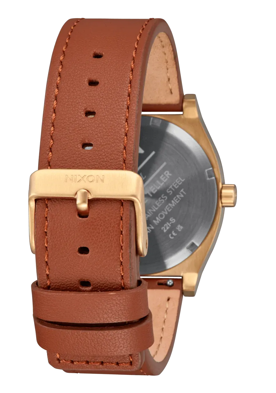 Nixon Time Teller Leather