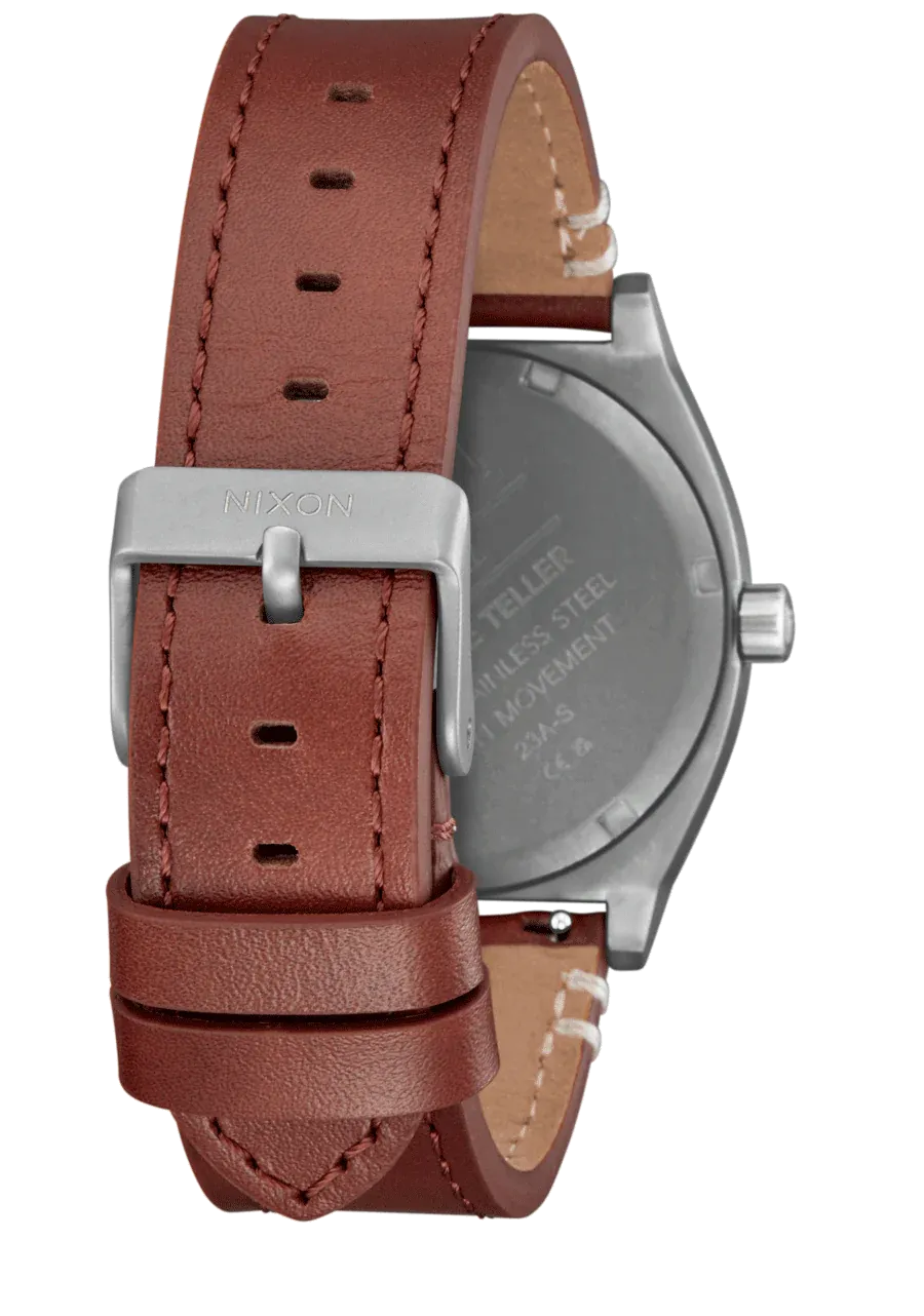Nixon Time Teller Leather
