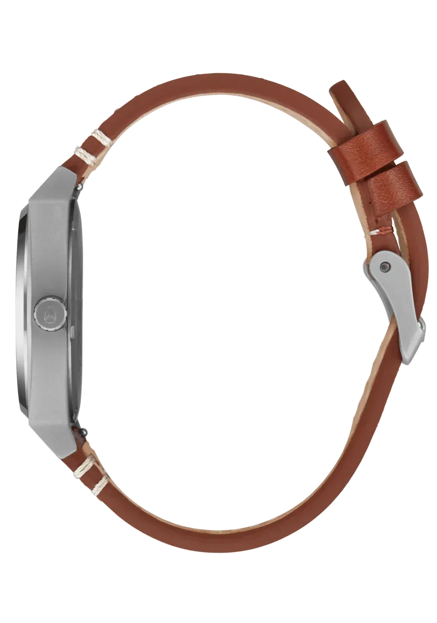 Nixon Time Teller Leather
