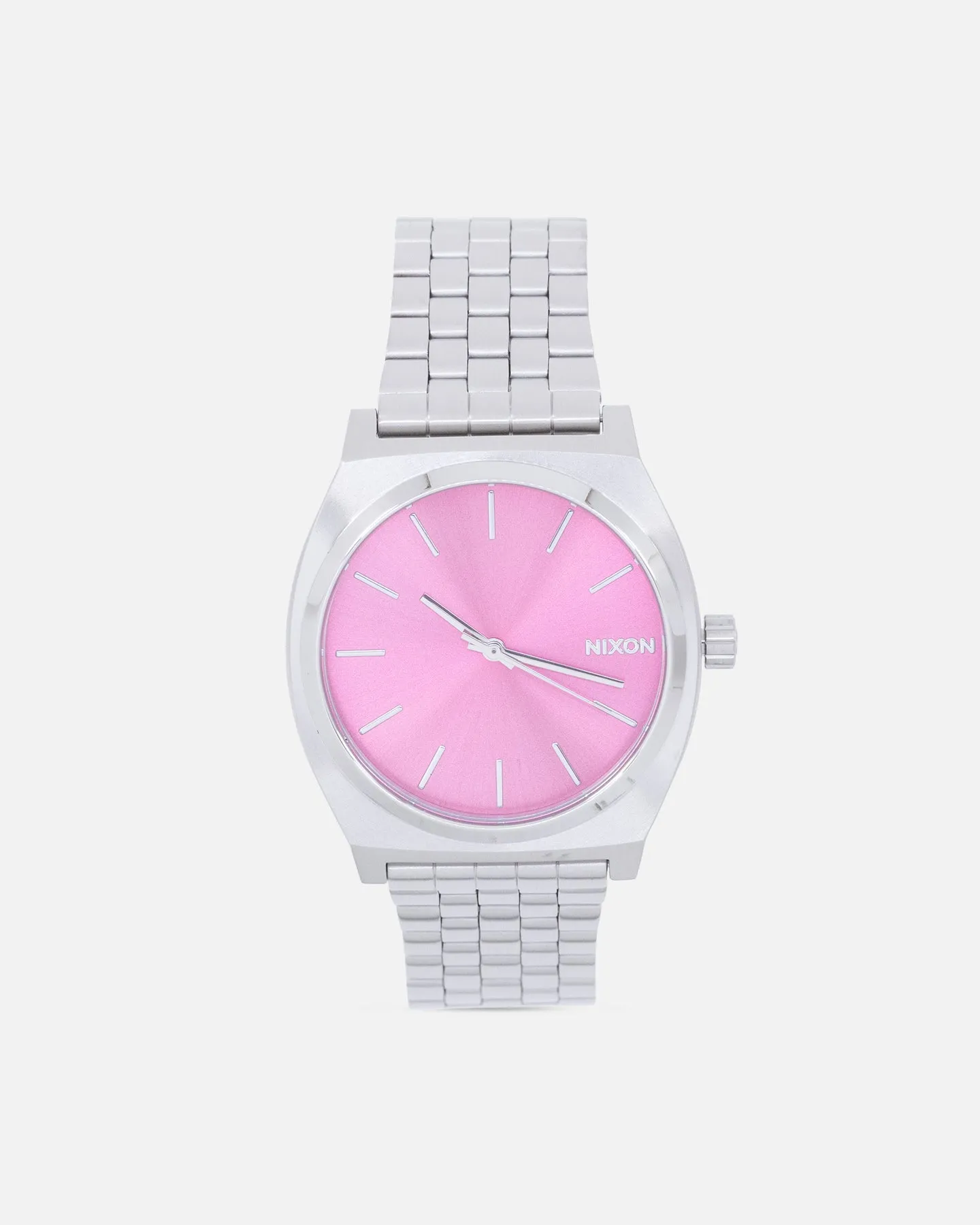 Nixon Women's Time Teller Silver/Pink
