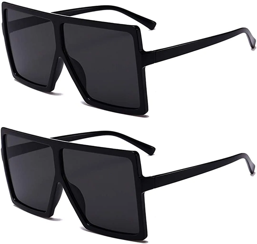 Oversized Square Sunglasses for Women