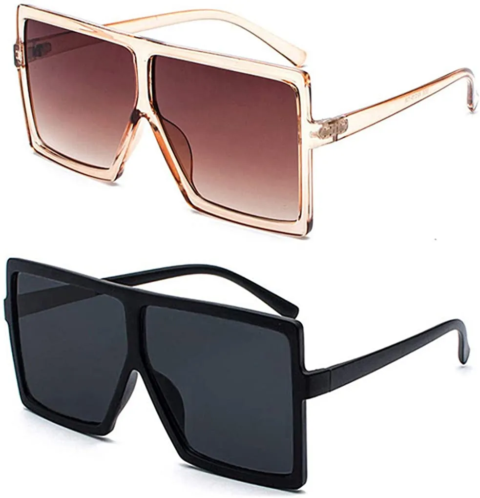 Oversized Square Sunglasses for Women