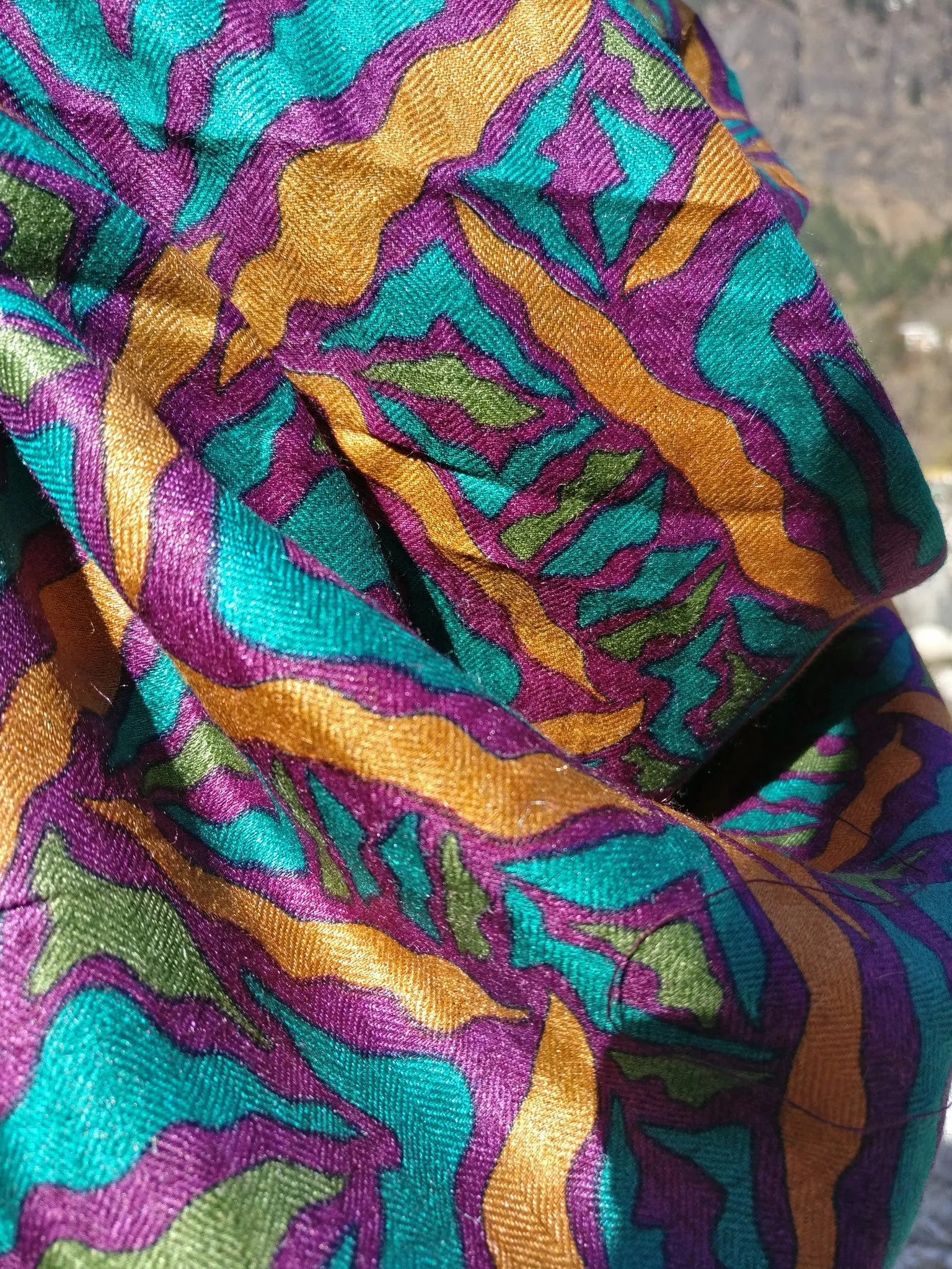 Pure Silk and Pashmina Scarf