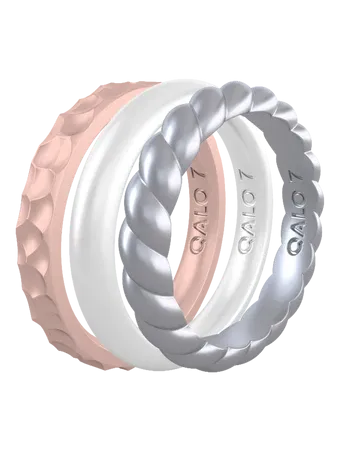 Qalo Stackable Ladies Ring (3 options)