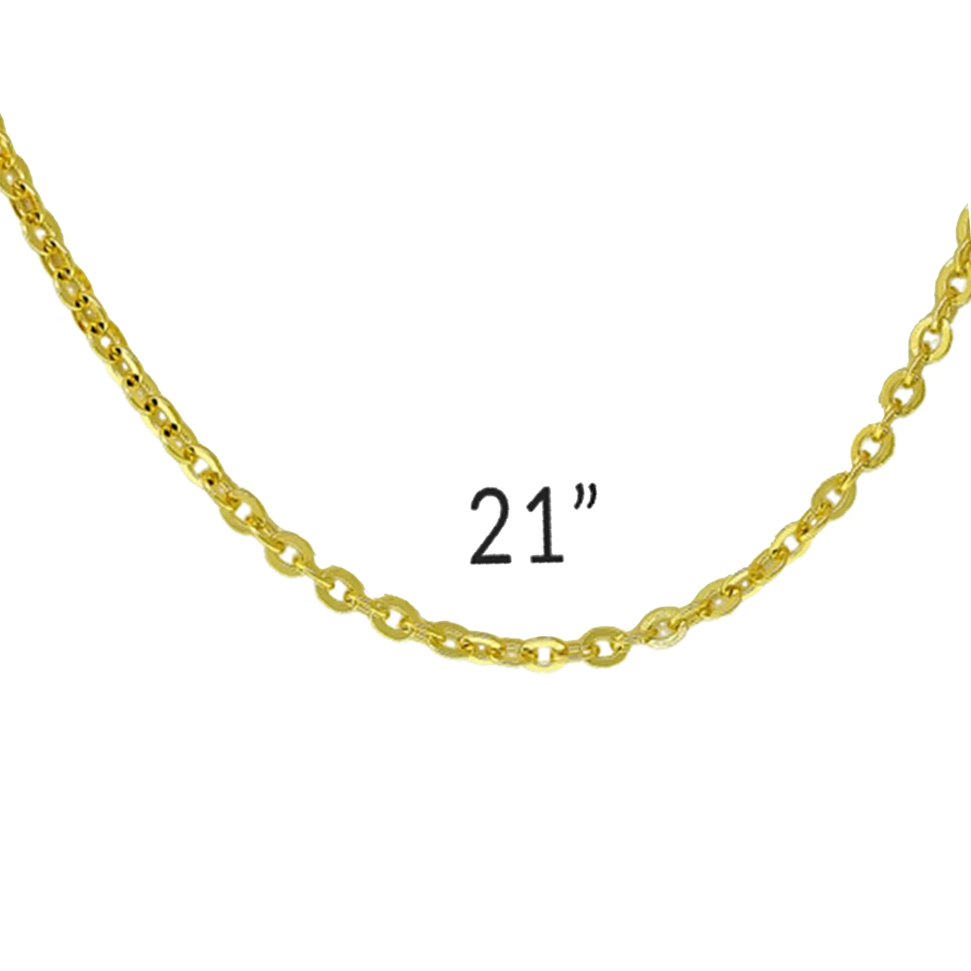Ritzy Couture DeLuxe Luxury Necklace Chains For Charms - 22k Gold Plating
