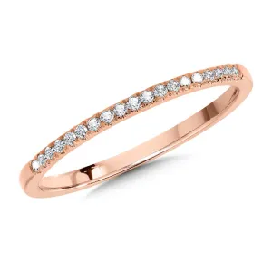 ROSE GOLD DIAMOND STACKABLE BAND