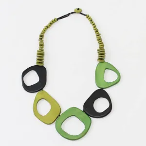 Shades of Green Roslyn Necklace