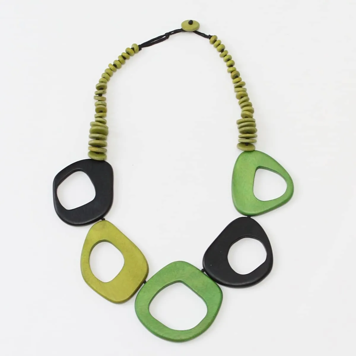 Shades of Green Roslyn Necklace