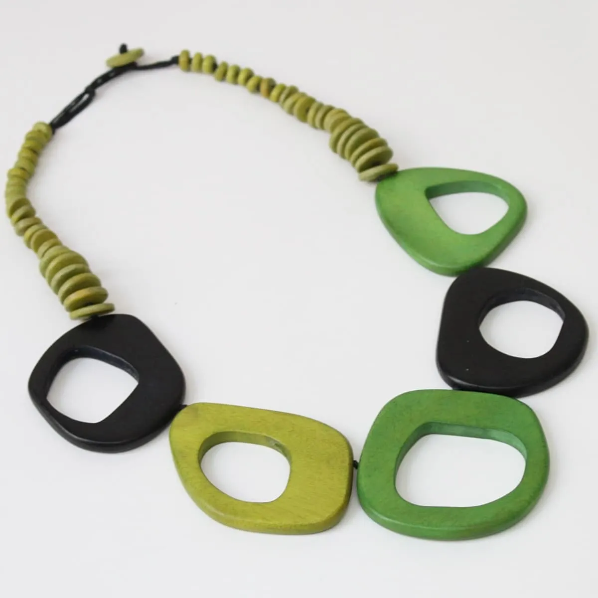 Shades of Green Roslyn Necklace