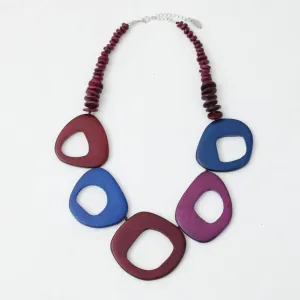 Shades of Purple Roslyn Necklace