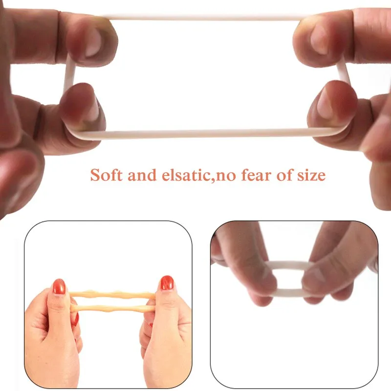 Silicone Male Foreskin Corrector Resistance Ring Delay Ejaculation Penis Rings for Men Cock Ring