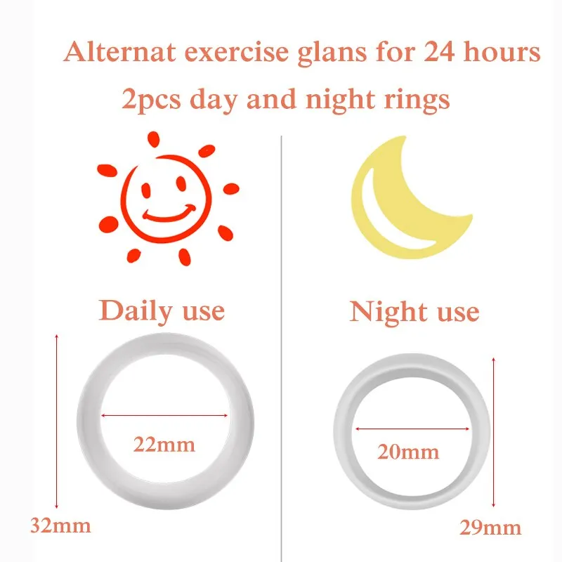 Silicone Male Foreskin Corrector Resistance Ring Delay Ejaculation Penis Rings for Men Cock Ring