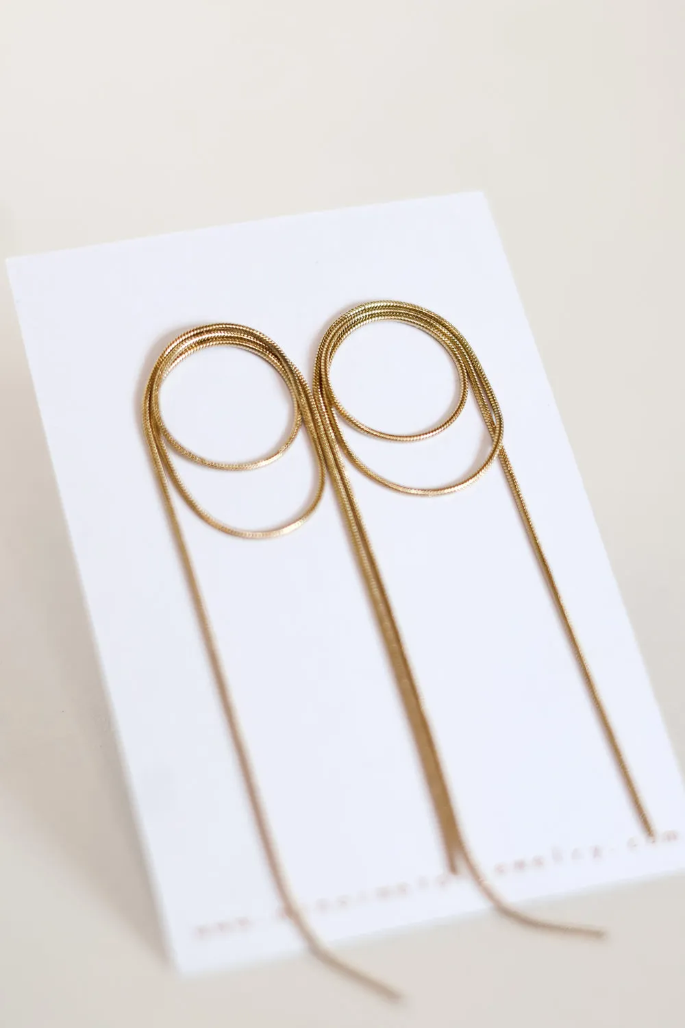 Tangled Chain Earrings