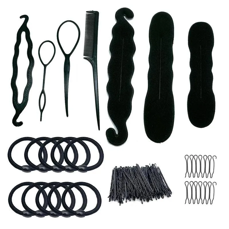 Ultimate Magic Bun Maker Kit: Effortless Hair Styling Set