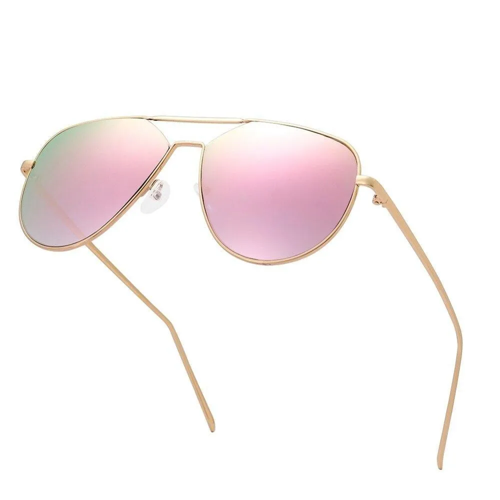 West Louis Trany Pilot Twin Beams Style Sunglasses