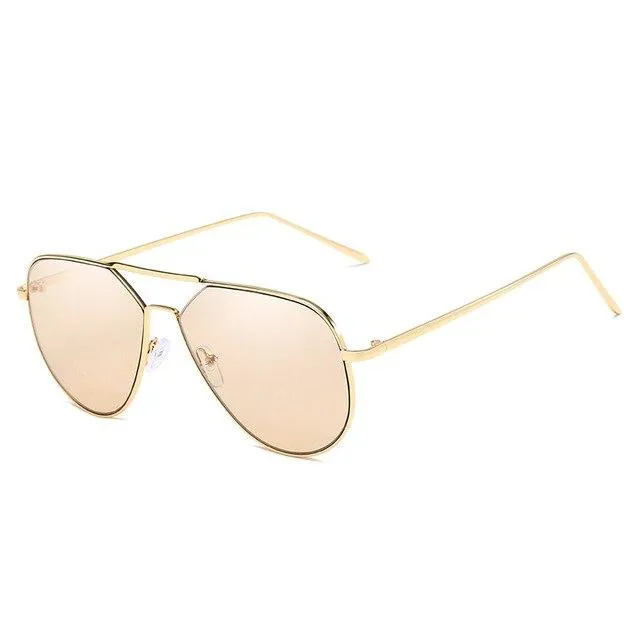 West Louis Trany Pilot Twin Beams Style Sunglasses
