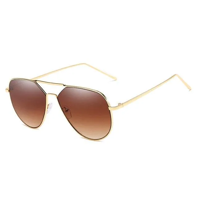 West Louis Trany Pilot Twin Beams Style Sunglasses