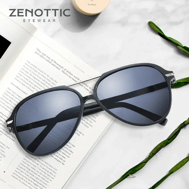 ZENOTTIC Aviator Polarized Sunglasses Retro Unisex Oversized UV400 Protection