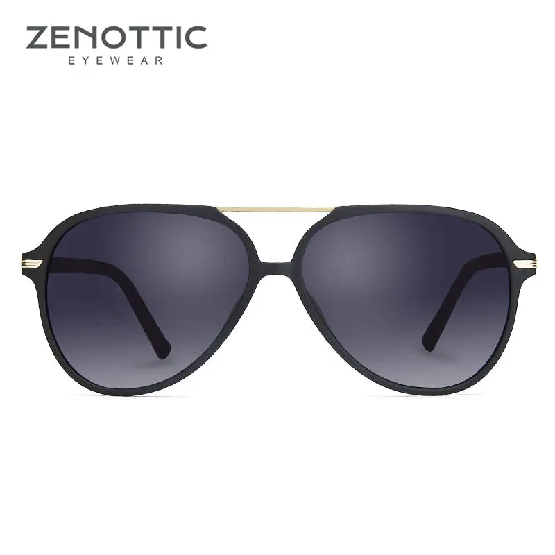 ZENOTTIC Aviator Polarized Sunglasses Retro Unisex Oversized UV400 Protection